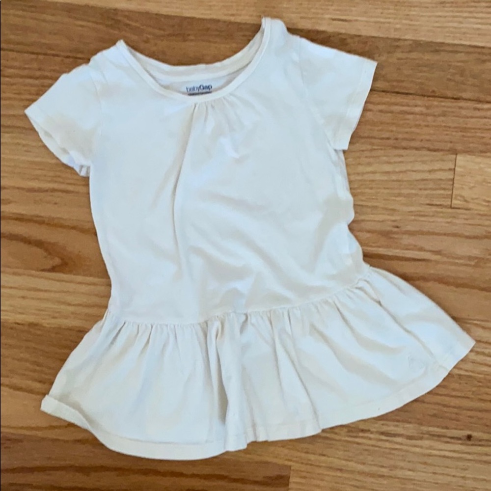 Baby Gap cream toddler girl top